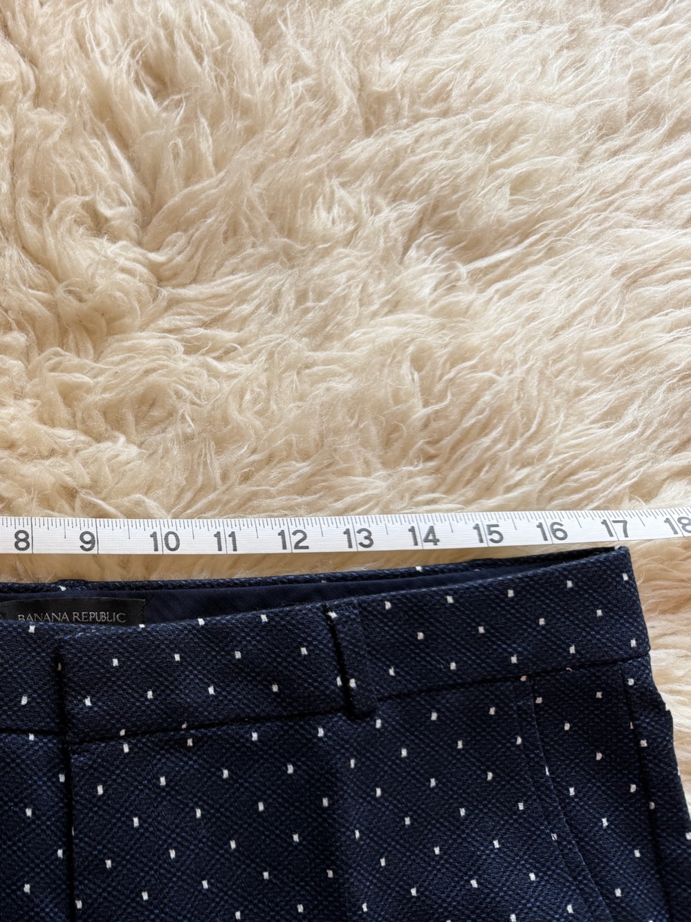 Banana Republic Women’s Ryan Textured Dress Pant size 10 Navy - Picture 4 of 6